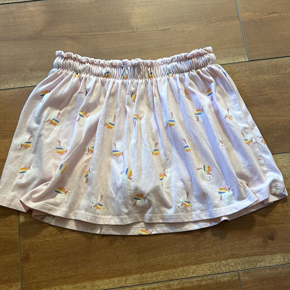 Pink unicorn skort